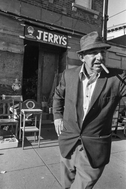 Jerry in Front of his Antique/Junk Shop